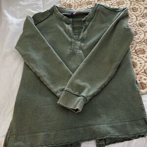 Anthropologie sweatshirt with back slit